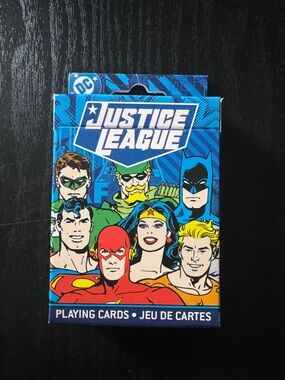 DC Justice League Playing Cards Blue Hero Design